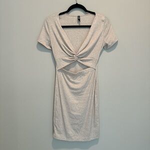 Ayla Cutout Ribbed Bodycon Dress - Size Small